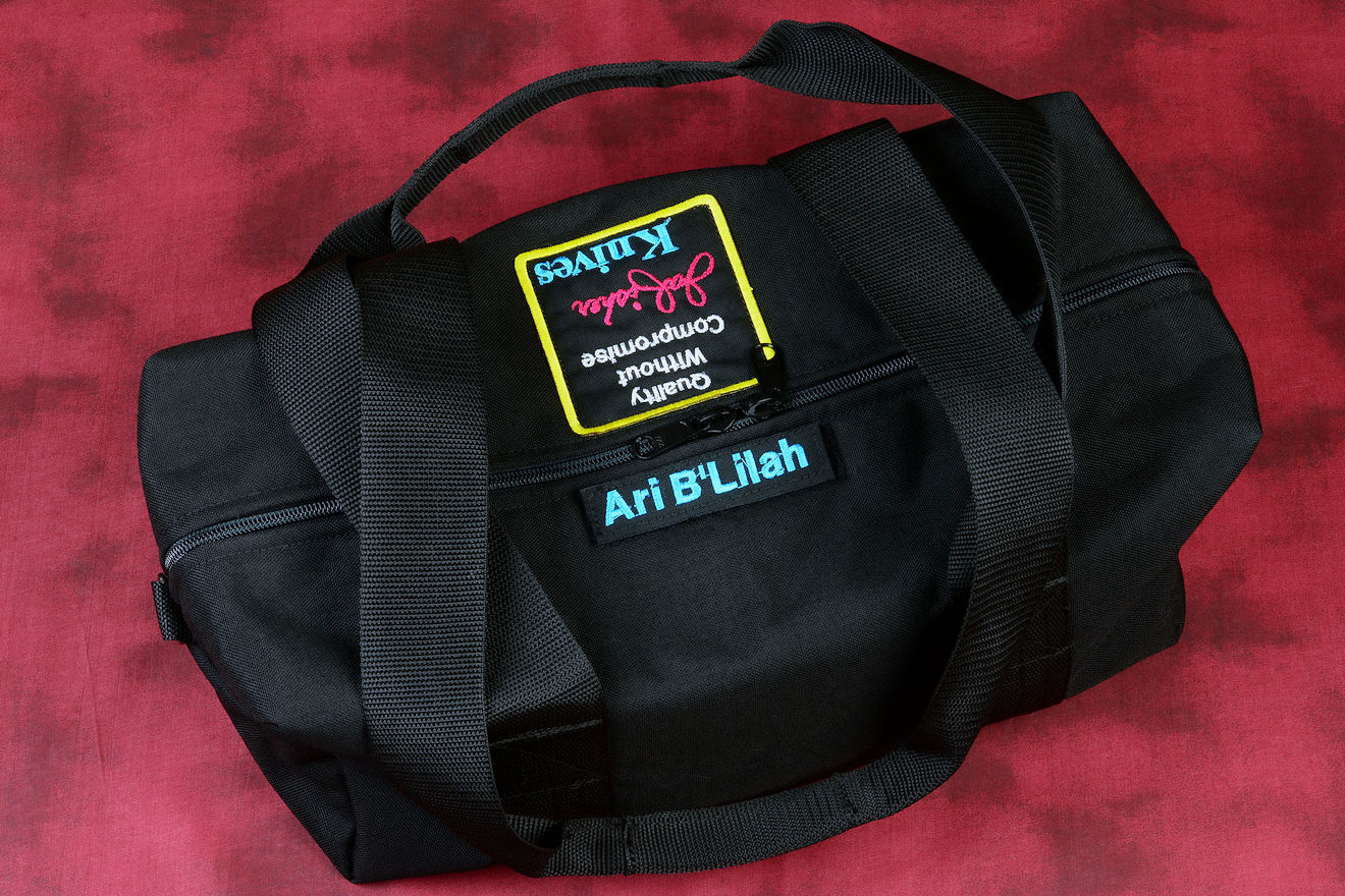 Medium-Large duffle for counterterrorism knife kit, Ari B'Lilah by Jay Fisher