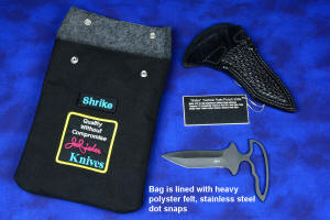 Felt lined nylon cordura knife bag