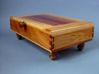 Case for Chef's Set, in Pecan, Arririba, Padauk, Bocote hardwood 