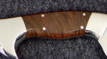 Ziricote custom hardwood knife handle